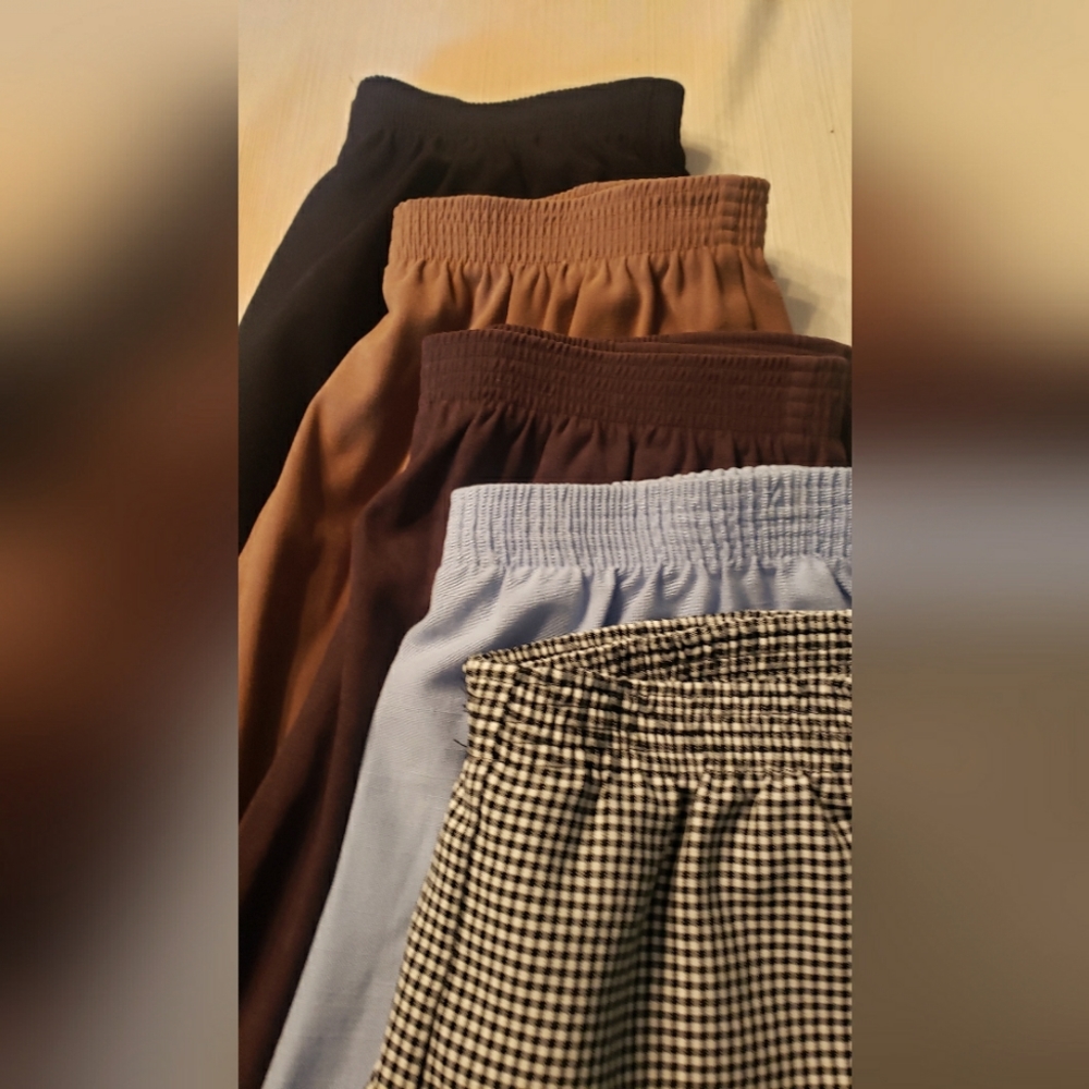 Briggs New York - 5 Pair Bundle - Casual - Elastic Waist